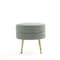 Manhattan Comfort Bailey Ottoman in Sage Green with Gold Feet, 2PK 2-OT003-SG - alternate 4